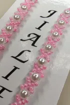 Бретели из бисера